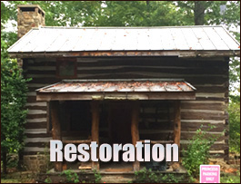 Historic Log Cabin Restoration  Avery County, North Carolina